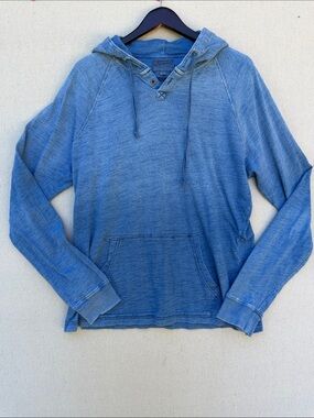 Lucky Brand Blue Crewneck Hoodie Pullover